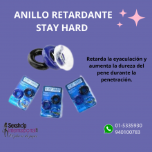 ANILLOS STAY HARD - ANTI EYACULACION - SEXSHOP PLAZA NORTE.